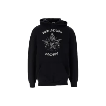 Balenciaga Gothic Logo Hoodie