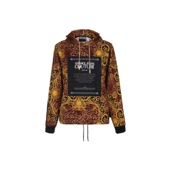 VERSACE JEANS COUTURE Hooded Sweatshirt Men's Black