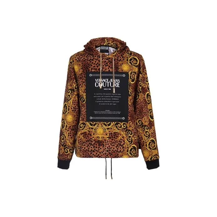 VERSACE JEANS COUTURE Hooded Sweatshirt Men's Black-0