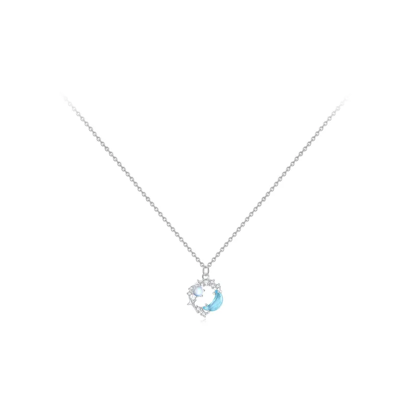 FBRUE 999 Fine Silver Necklaces Women's-0