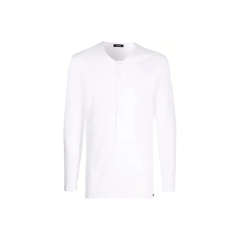 TOM FORD Crewneck Henley Pajama T Shirt-0