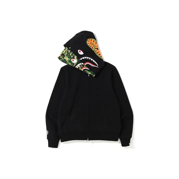 A BATHING APE Abc Shark Full Zip Double Hoodie-6