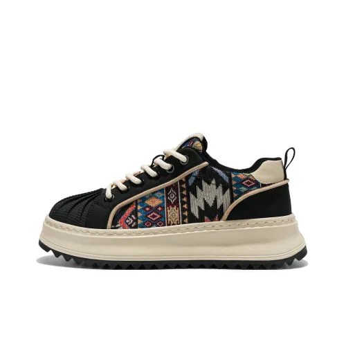Boogie Bear Cushioned Wear Resistant Breathable Lightweight Height Increasing Low Top Casual Shoes Men's
