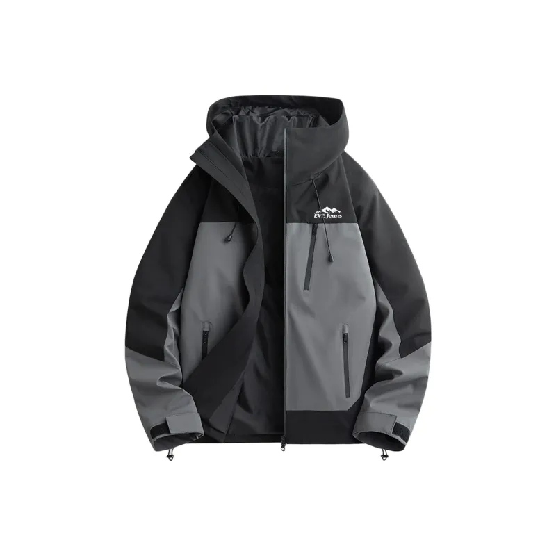 Yiwen Water Resistant Windproof Breathable Warm Windbreaker Jacket Unisex-15