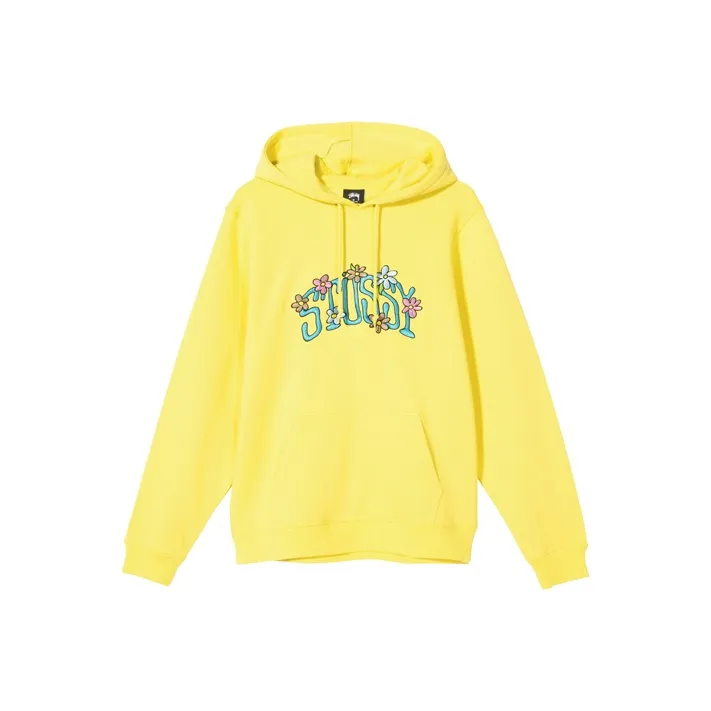 Stussy Collegiate Floral Applique Hoodie-4