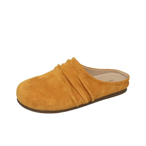 AJPAP Quiet Odor Resistant Abrasion Resistant Wrap toe Slippers Women's