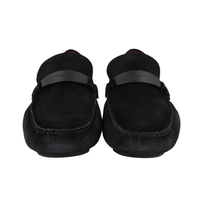 FERRAGAMO Evolo Loafers Men's Black-5