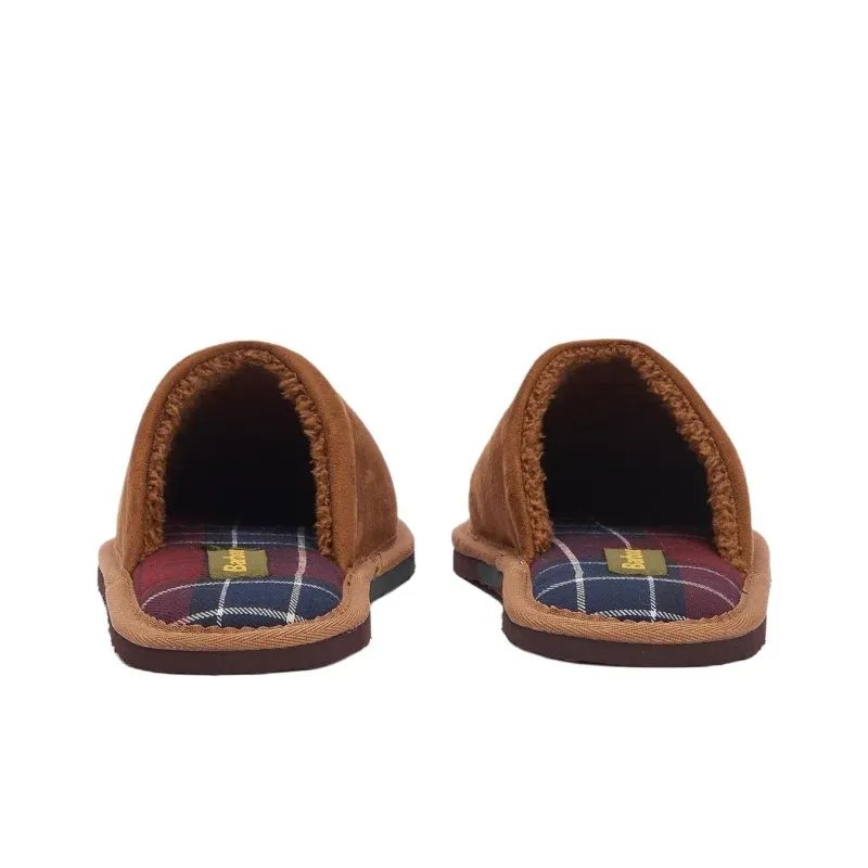 BARBOUR Wrap toe Slippers Men's Camel-4