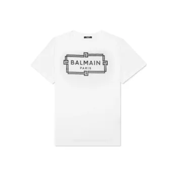BALMAIN Oversized Printed T Shirt