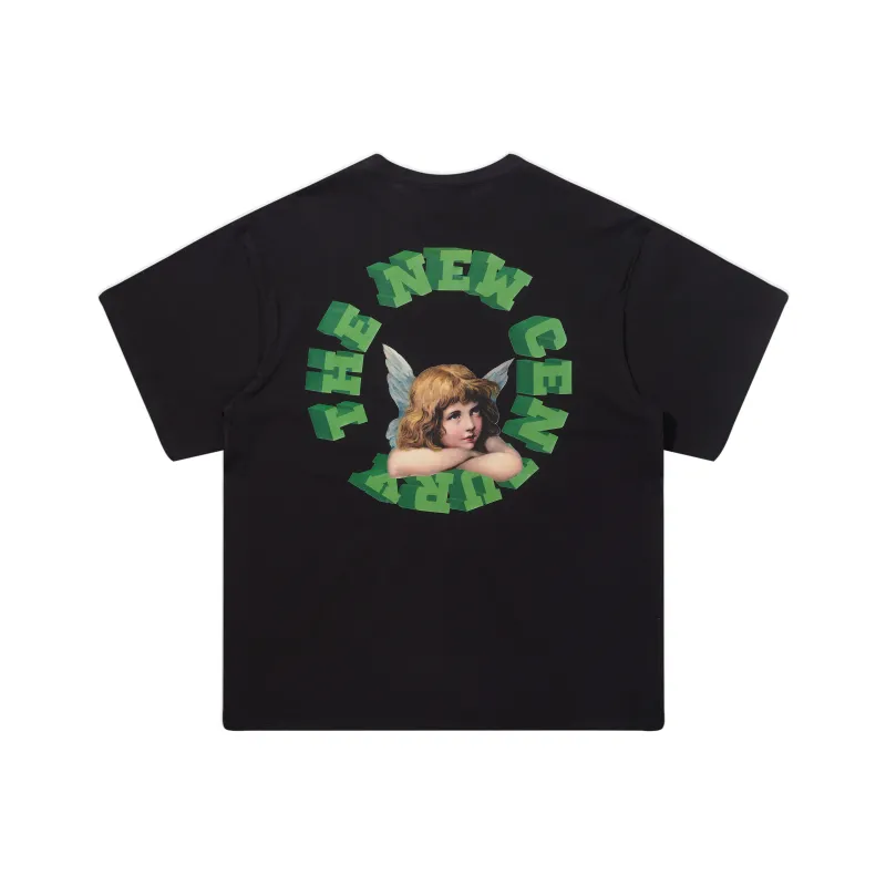 HARSH AND CRUEL Crew Neck Loose Fit Straight Short Sleeved T Shirt Unisex-8