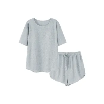 XIAFENYAN Pajama Set Women's Light Gray