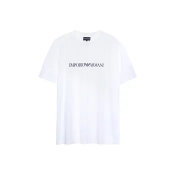 EMPORIO ARMANI Logo Printed Crewneck T Shirt