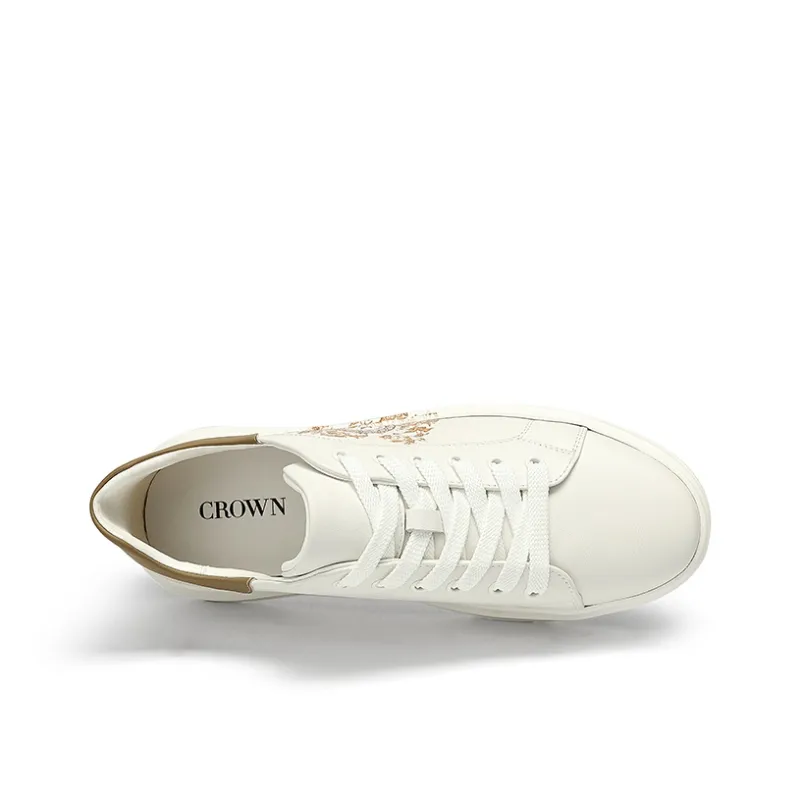 CROWN Anti Slip And Wear Resistant Lightweight Balance Low Top Skateboard Shoes Men's-2