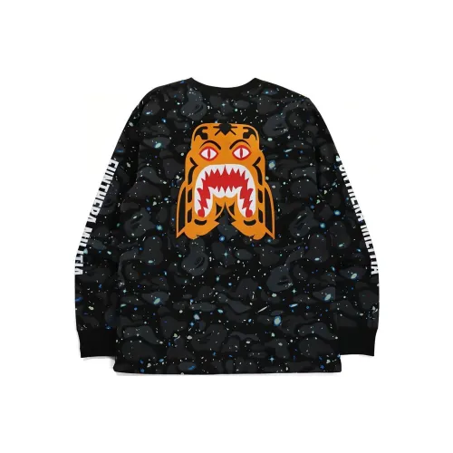 A BATHING APE Space Camo Tiger L/S Tee