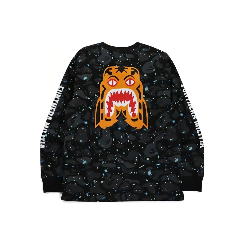 Bape Space Camo Tiger L/S Tee-0