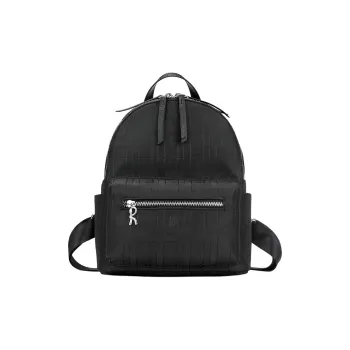 ROBERTA DI CAMERINO Fabric Backpack Unisex Black