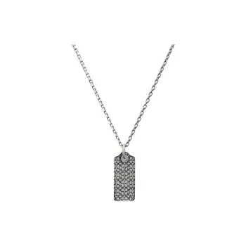 COACH Sterling Silver Necklaces Men's Silver