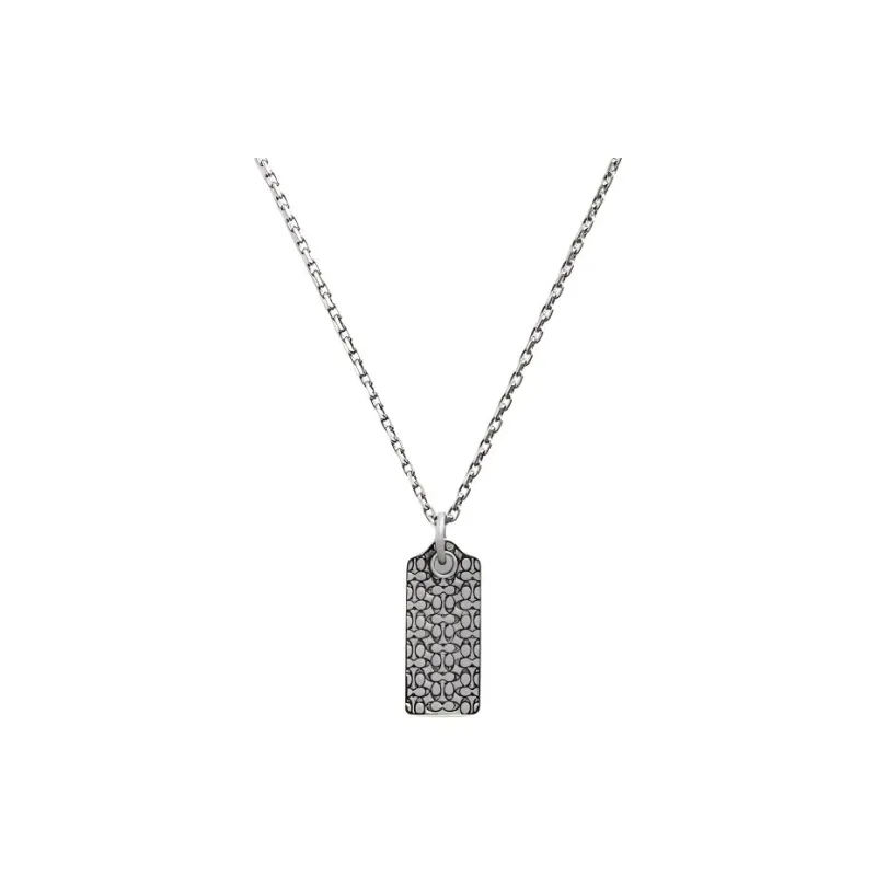 COACH Sterling Silver Necklaces Men's Silver-0