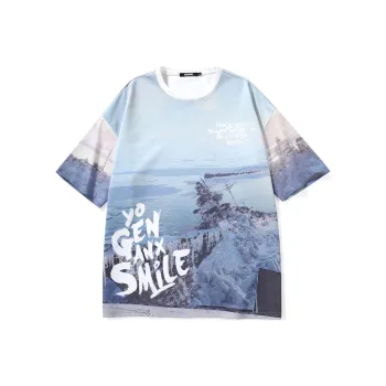 GENANX T Shirt Unisex Haze Blue