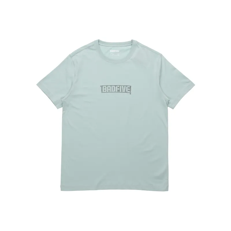 LiNing T Shirt Men's Dusty Gray Green-0