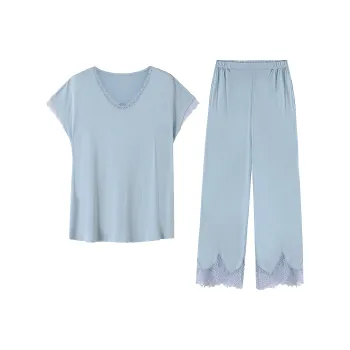 MADALLO Pajama Set Women's Sky Blue