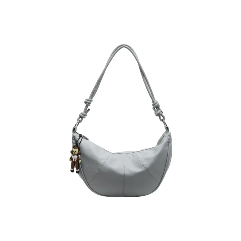 Yalu PU Portable Crossbody Bag, Shoulder Bag Regular Women's Black/Ecru/Yellow/Pink/Blue-25