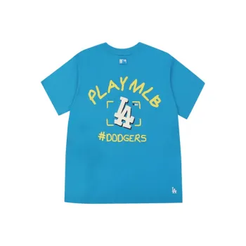 MLB Set in Sleeve T Shirt Unisex Blue
