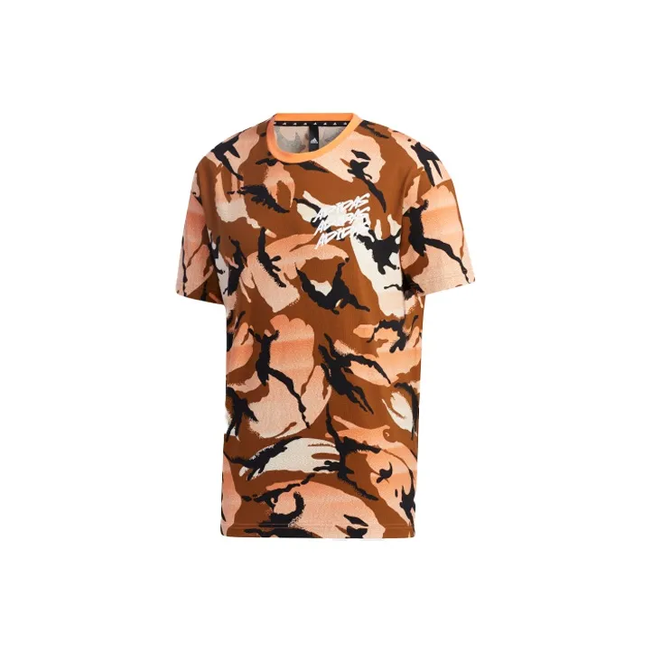 Adidas T Shirts Men Orange-0
