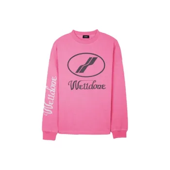 WE11DONE Logo Print Crewneck Sweatshirt