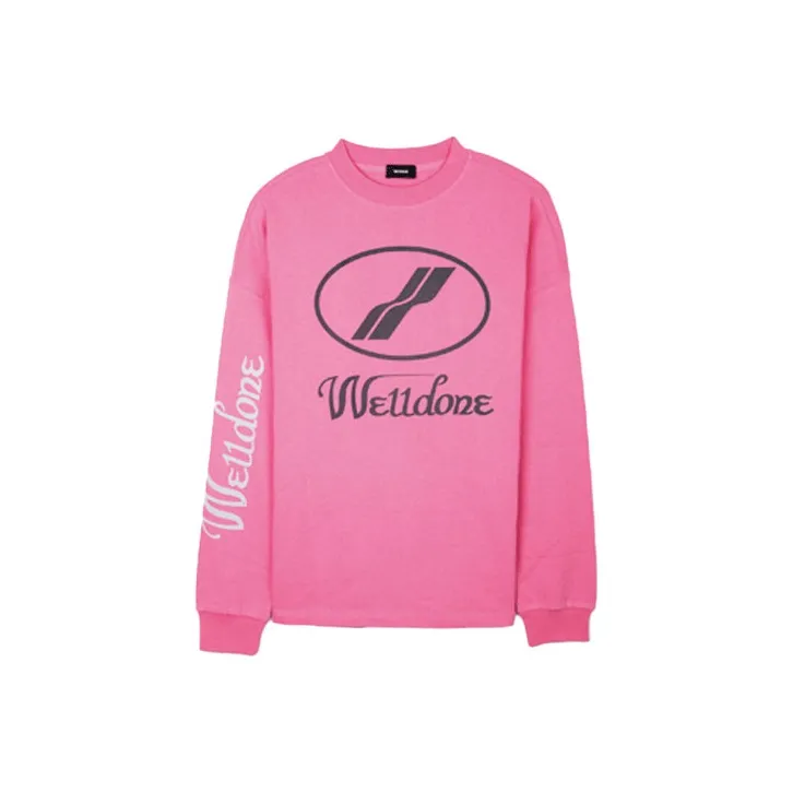 WE11DONE Logo Print Crewneck Sweatshirt-0