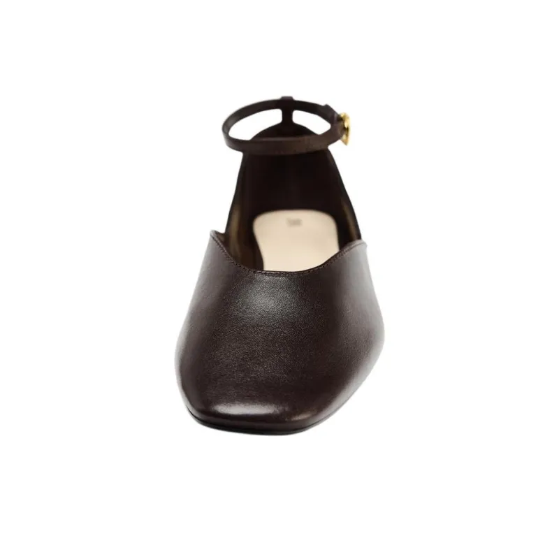 ZARA Casual Single Shoes 1cm Women's Brown-3