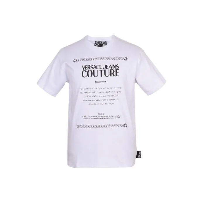 VERSACE JEANS COUTURE T Shirt Men's White-0