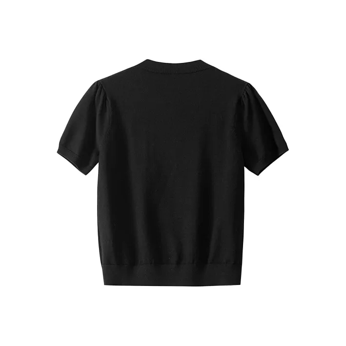 ABBY GODDESS Summer Regular T Shirt Women's Black-1