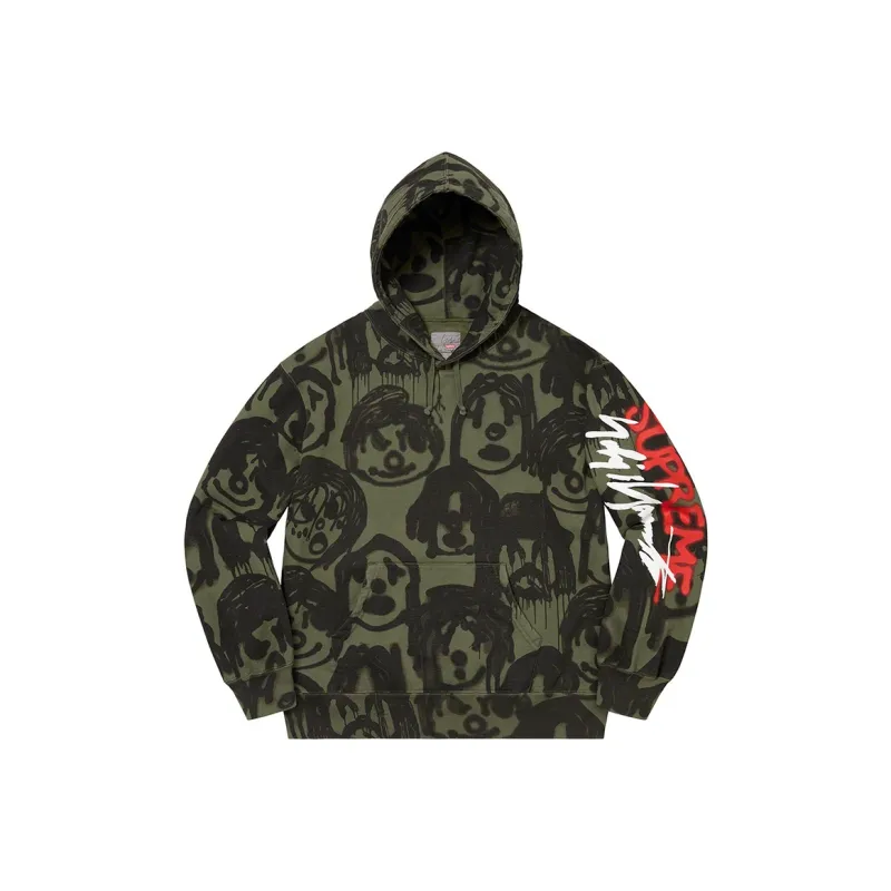Supreme X Yohji Yamamoto Hooded Sweatshirt-0