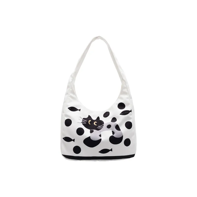 Parker Bear Canvas Handbag Unisex Multicolor-6