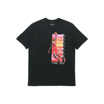 Jordan Set in Sleeve T Shirt Men's Black