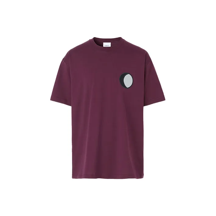 Burberry T-Shirts Men Burgundy Red-0