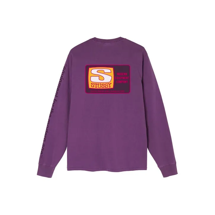 Stussy Equipment Company Pigment Dyed L/S Tee-2