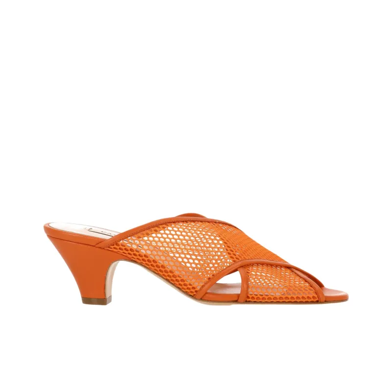 Casadei Slide Slippers Women's Orange-1