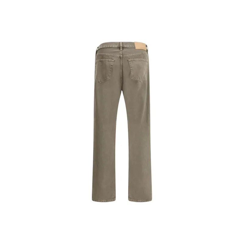 Sunflower Logo Patch Wide Leg Jeans-1
