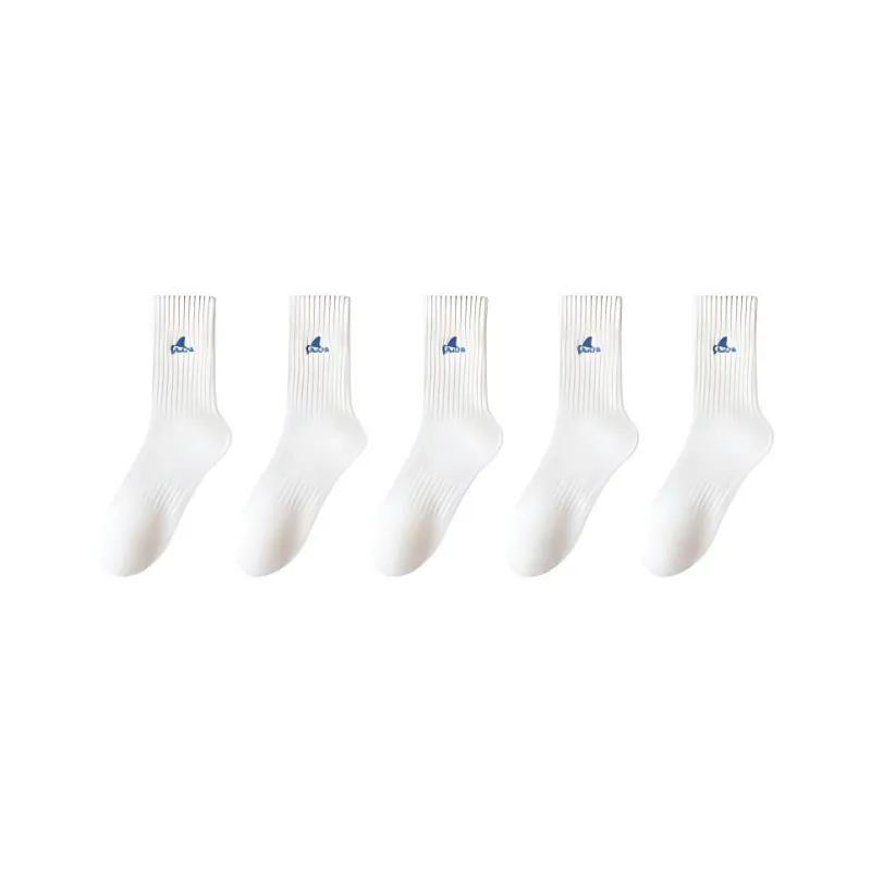 Temooues Mid Calf Socks Unisex 5 Pack-16