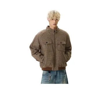 NEVER RULE Jackets Unisex Brown