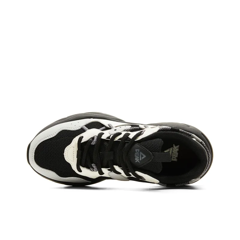 PEAK Fun To Play Low Top Casual Shoes Women's Beige Black Silver-3
