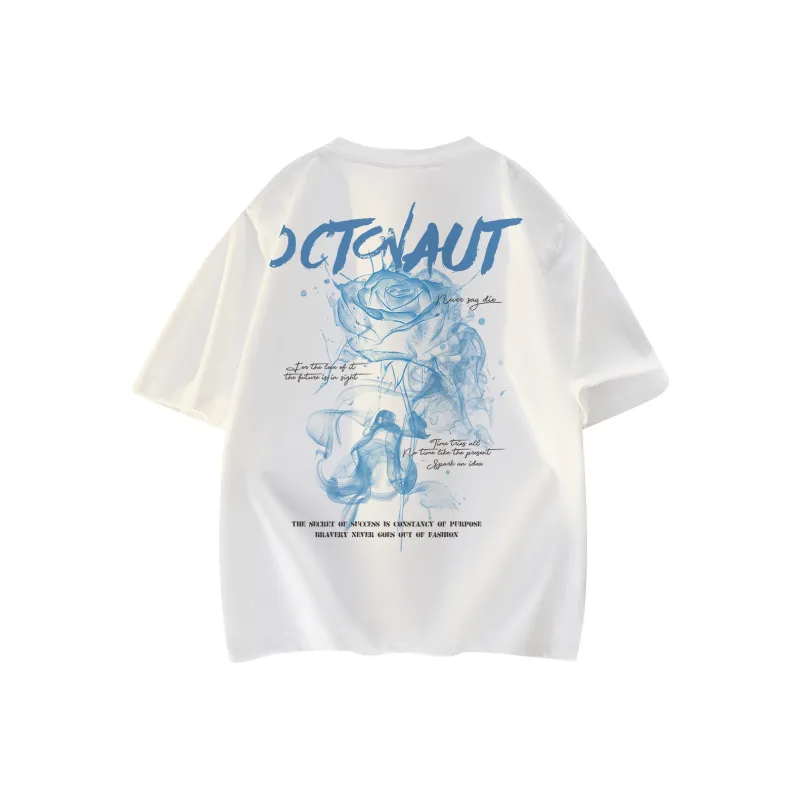 Small Columns Under The Sea T Shirt Unisex White-0