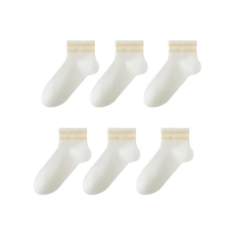 Lan Miao Mid Calf Socks Women's 6 Pack-9