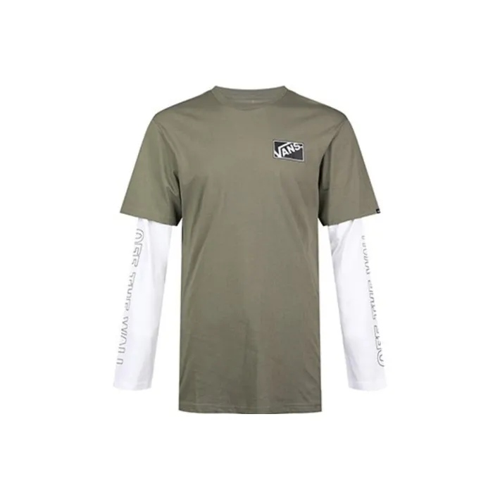 Vans T Shirts Men Dark Green-0