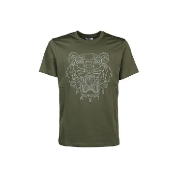 KENZO T Shirts Men Dark Khaki