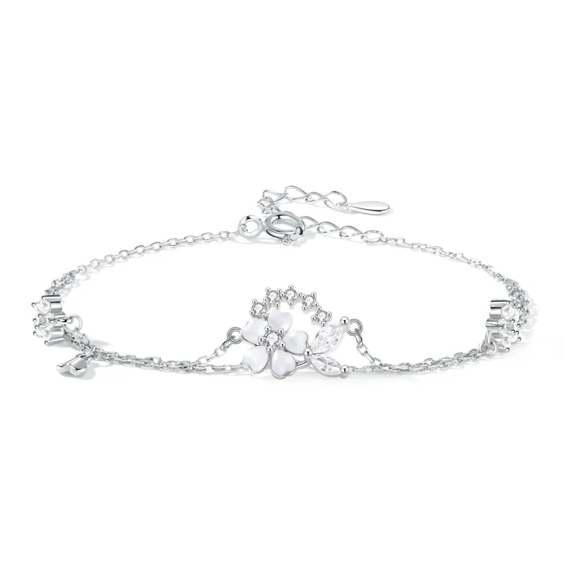 Branded Jewelry S925 Silver Bracelets Women's-0