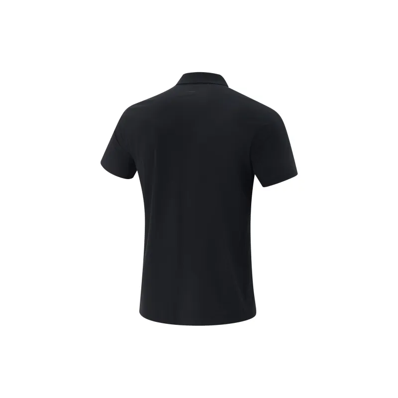 LiNing Fitness Series Polo Shirt Men's Black-1