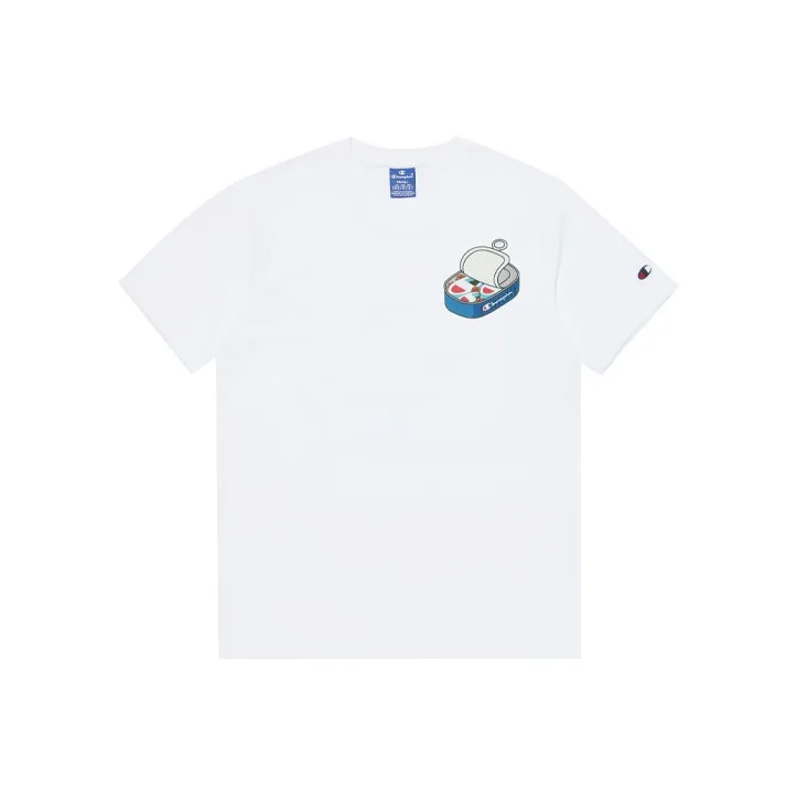 Champion T Shirts Unisex White-0